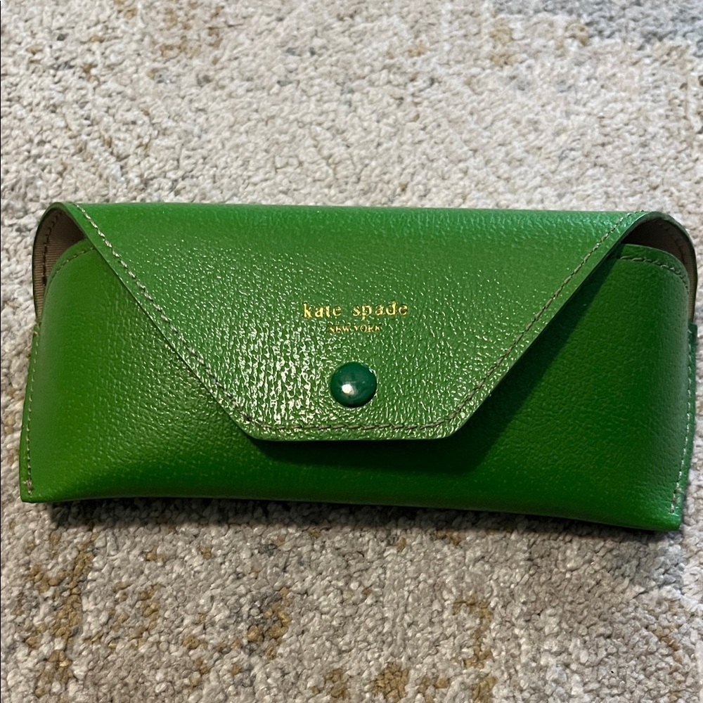 Kate Spade Vibrant Green Eyeglass Case